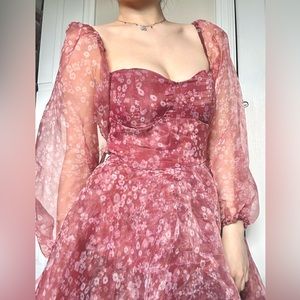 Floral Chiffon Dress